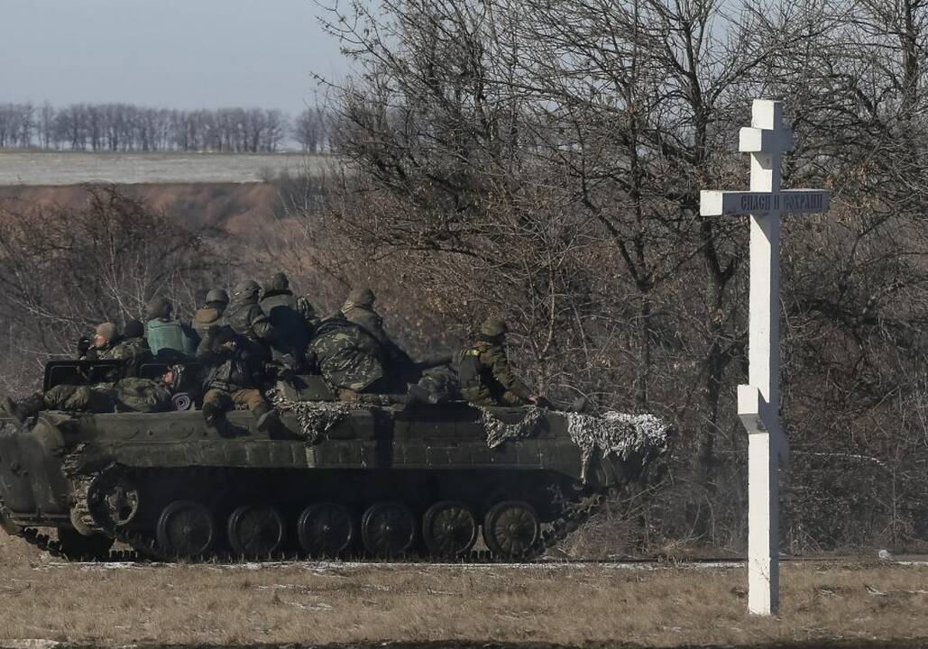 Ukrainos pajėgos palieka Debalcevę