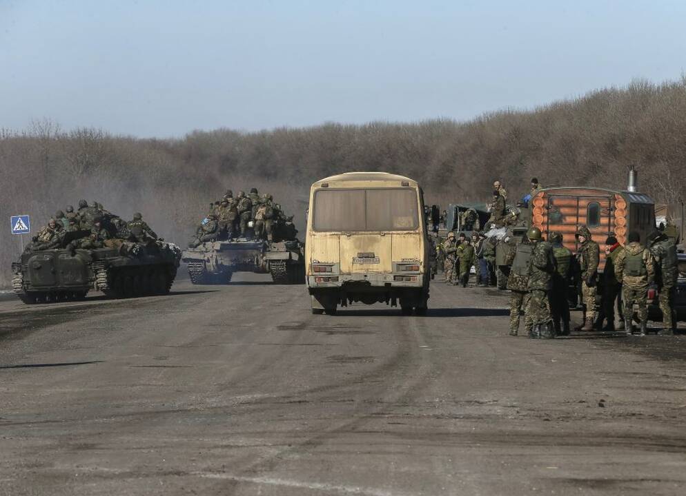 Ukrainos pajėgos palieka Debalcevę