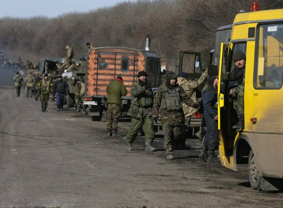 Ukrainos pajėgos palieka Debalcevę