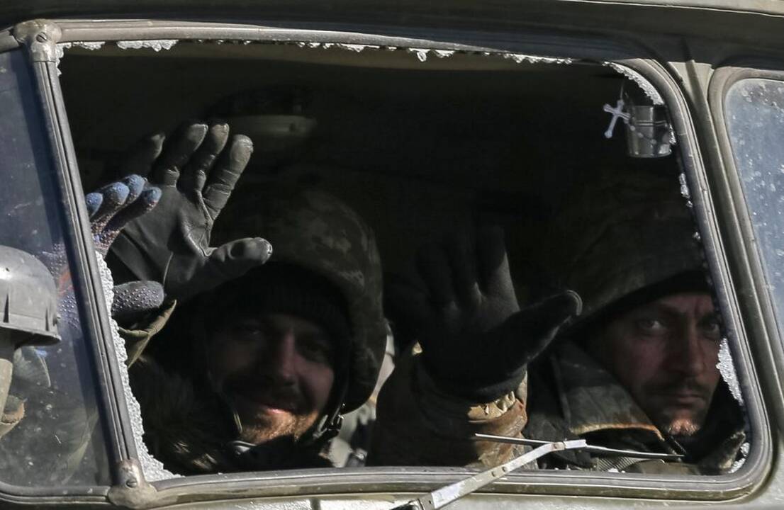 Ukrainos pajėgos palieka Debalcevę
