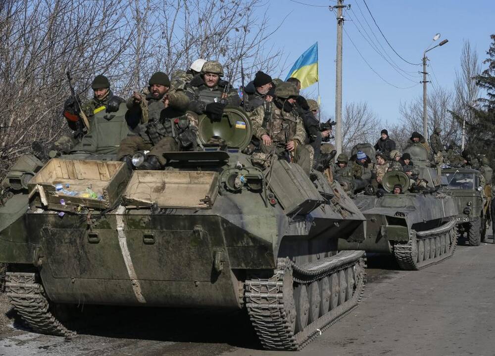 Ukrainos pajėgos palieka Debalcevę