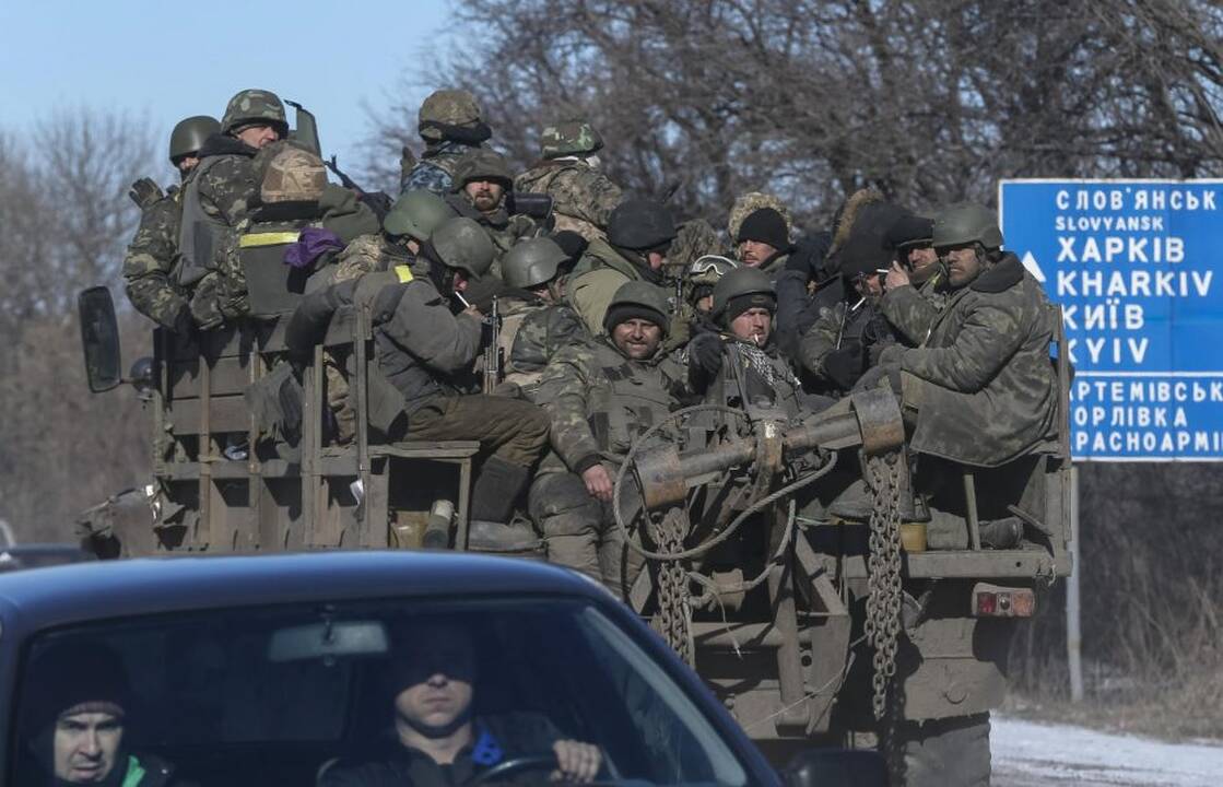 Ukrainos pajėgos palieka Debalcevę