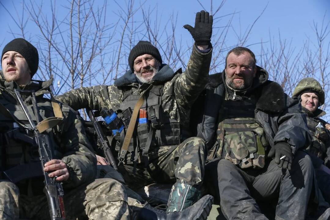 Ukrainos pajėgos palieka Debalcevę