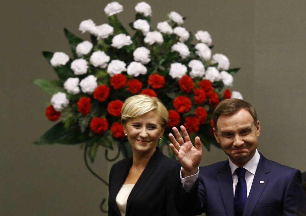 Prisiekė Lenkijos prezidentas A. Duda