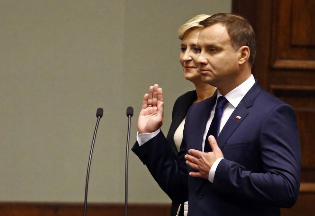 Prisiekė Lenkijos prezidentas A. Duda
