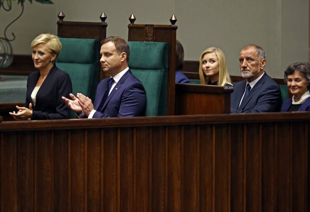 Prisiekė Lenkijos prezidentas A. Duda