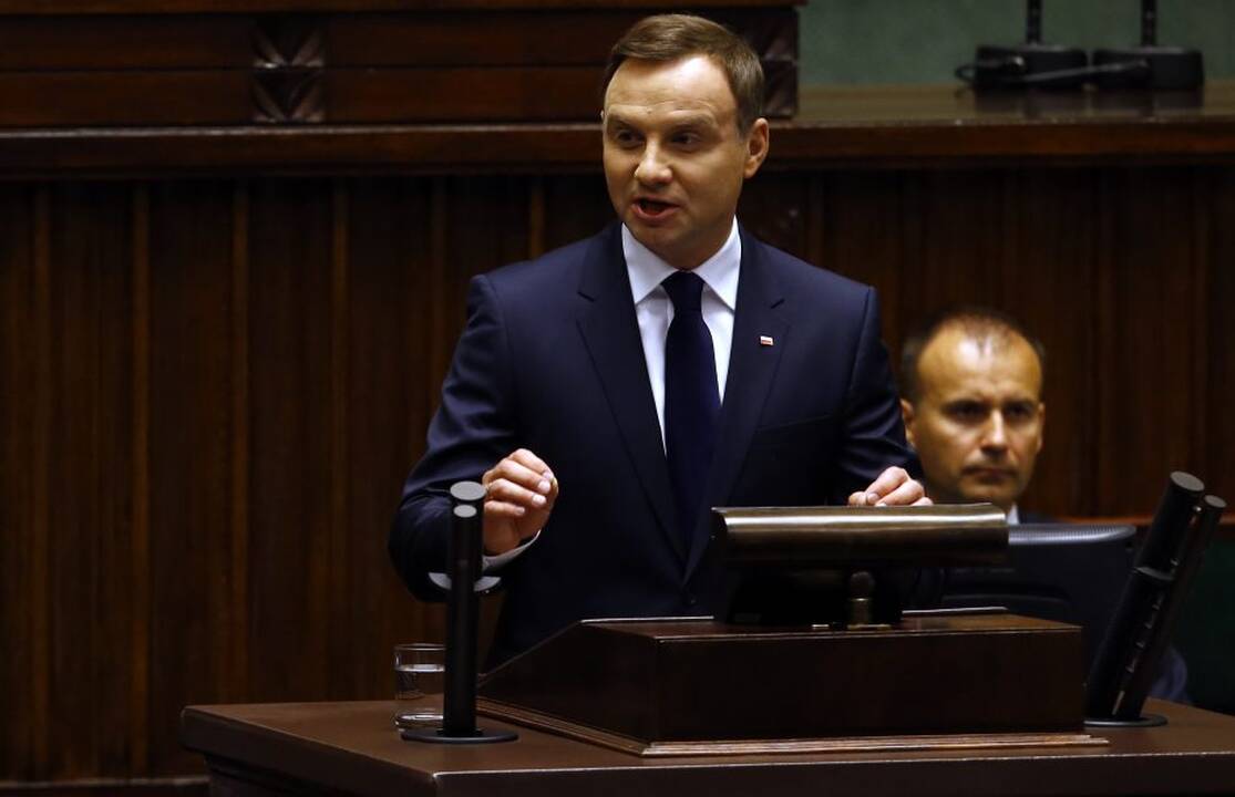 Prisiekė Lenkijos prezidentas A. Duda