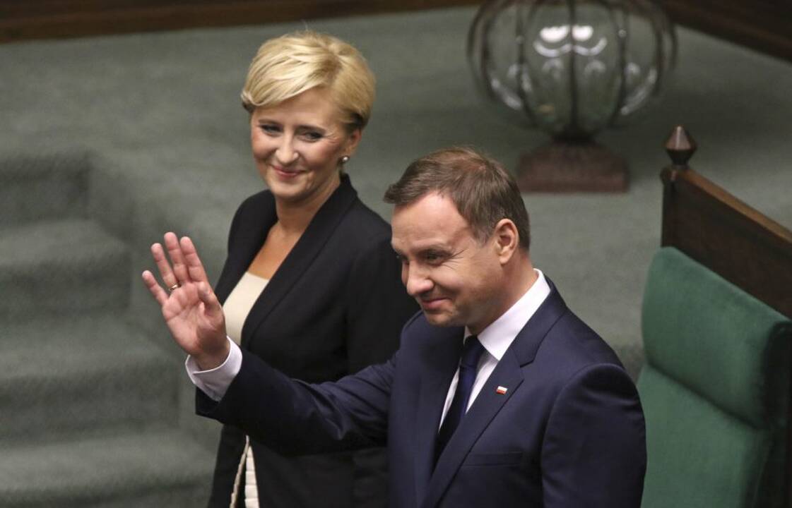 Prisiekė Lenkijos prezidentas A. Duda