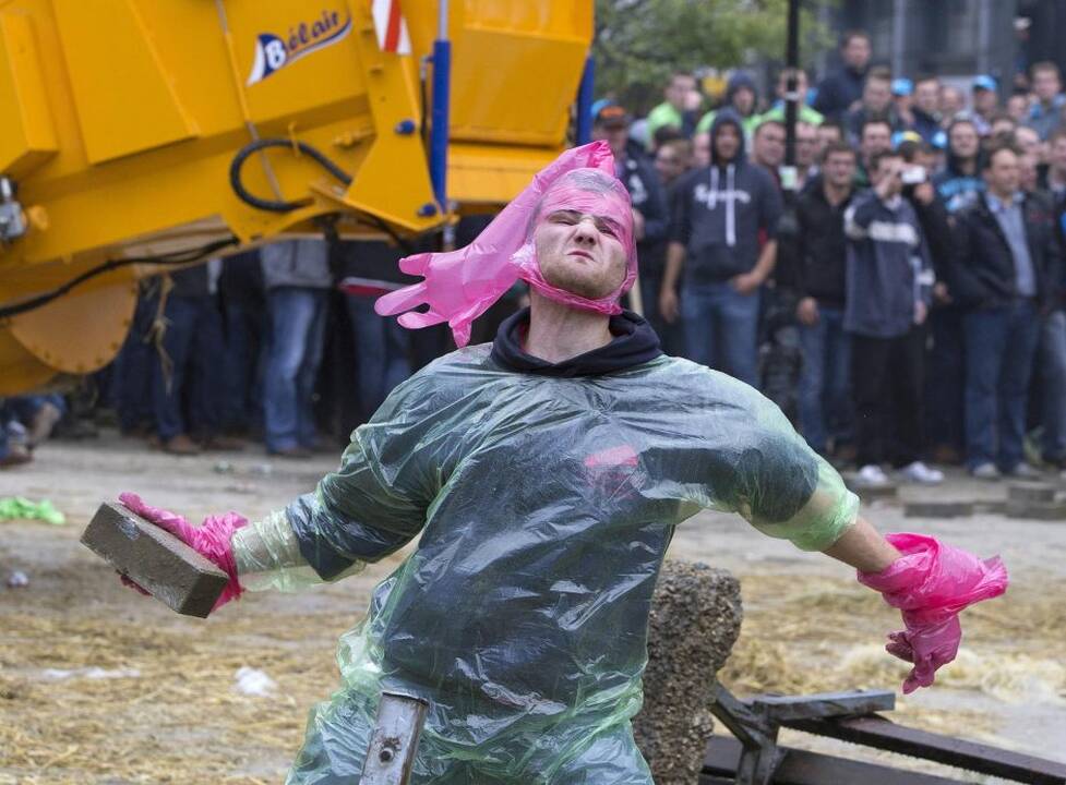 Briuselyje protestavo žemdirbiai