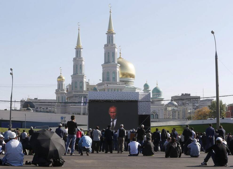 V. Putinas Maskvoje atidarė mečetę