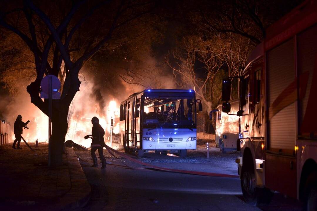 Galingas sprogimas Ankaroje