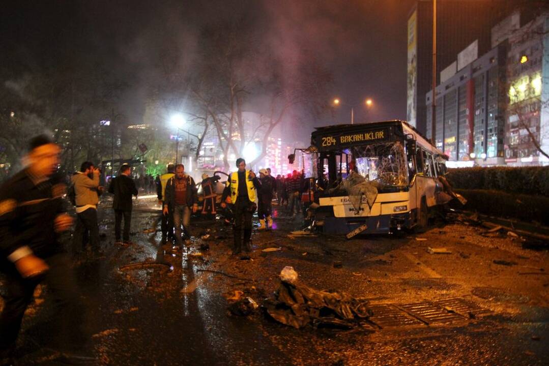 Galingas sprogimas Turkijos sostinėje