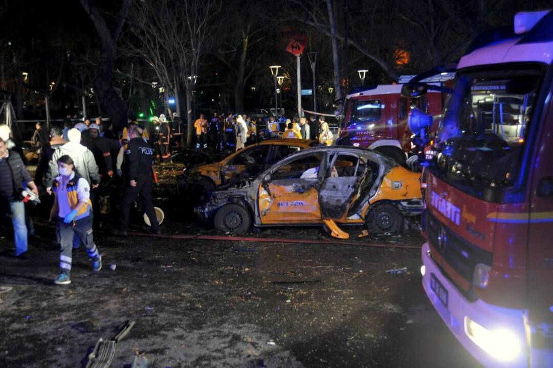 Galingas sprogimas Turkijos sostinėje