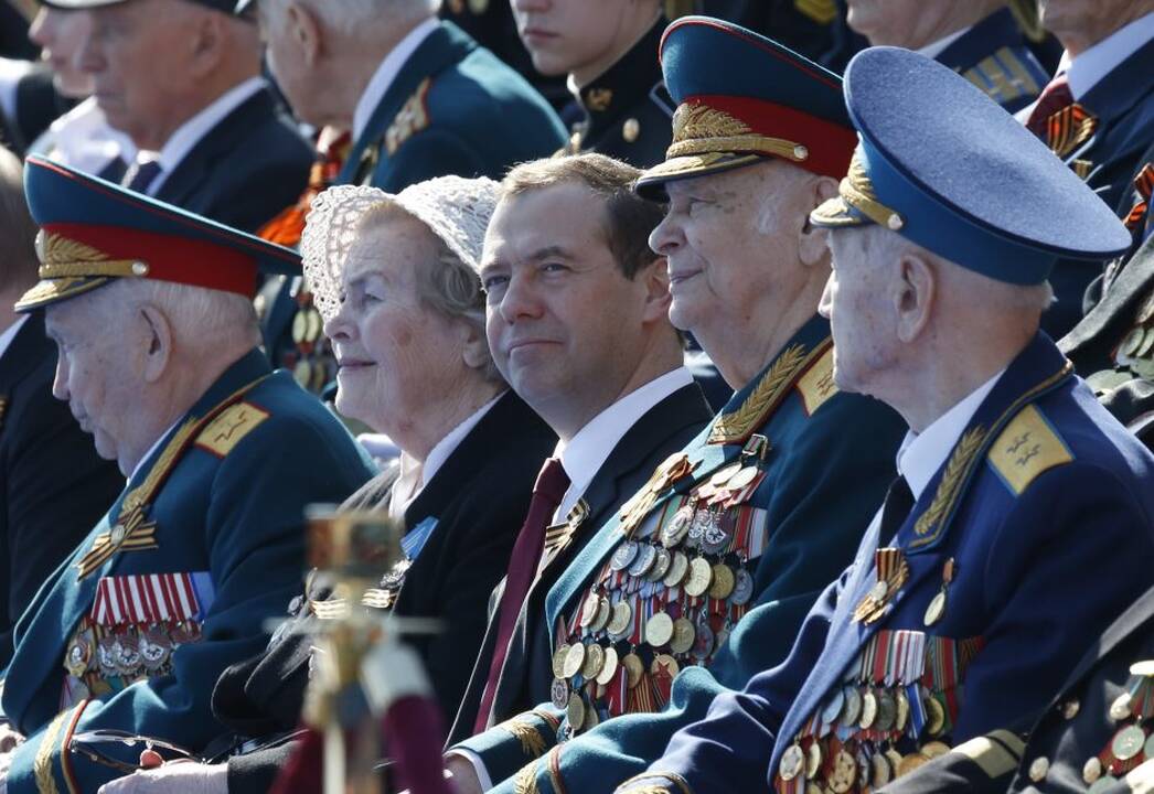 Pergalės dienos paradas Maskvoje