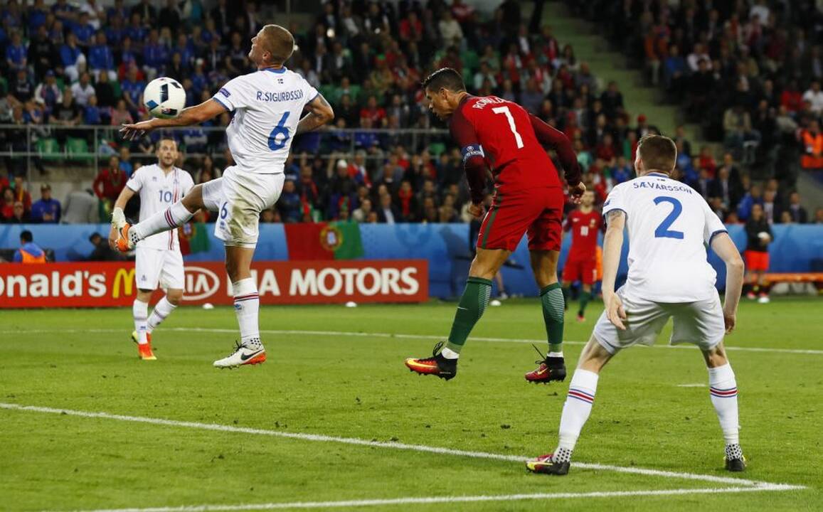 Euro 2016: Portugalija - Islandija 1:1