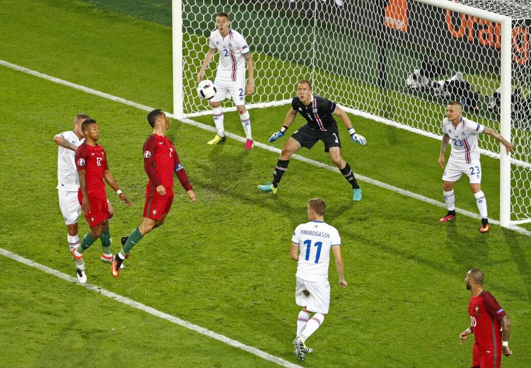 Euro 2016: Portugalija - Islandija 1:1
