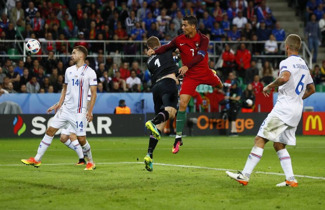 Euro 2016: Portugalija - Islandija 1:1
