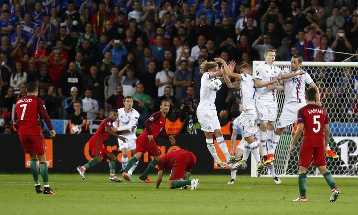 Euro 2016: Portugalija - Islandija 1:1