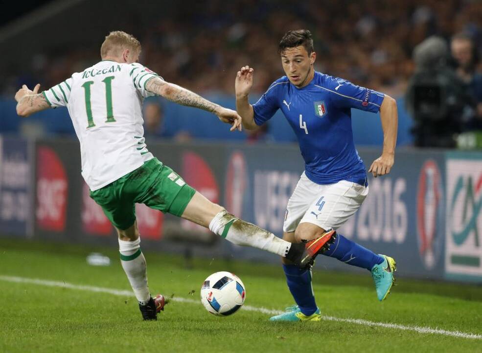 Euro 2016: Airija - Italija 1:0
