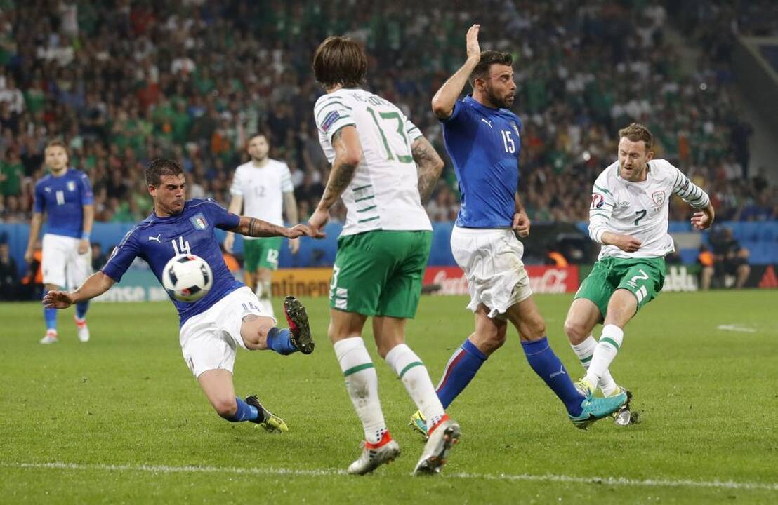 Euro 2016: Airija - Italija 1:0