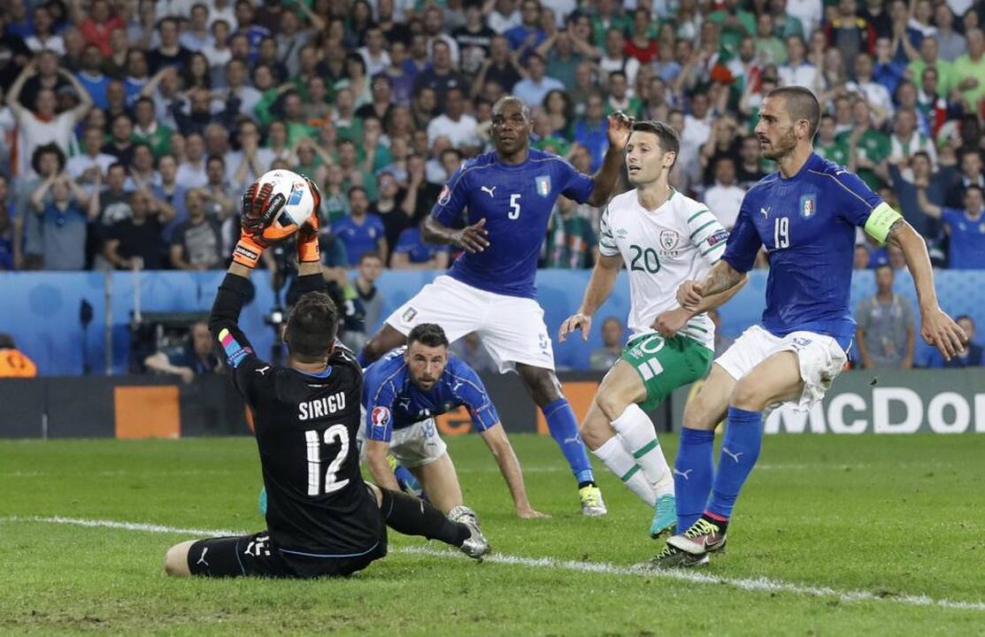 Euro 2016: Airija - Italija 1:0