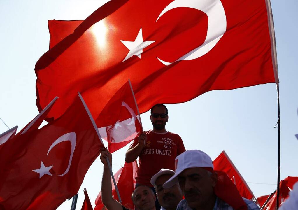 Mitingas už demokratiją Turkijoje