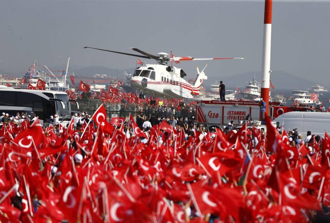 Mitingas už demokratiją Turkijoje