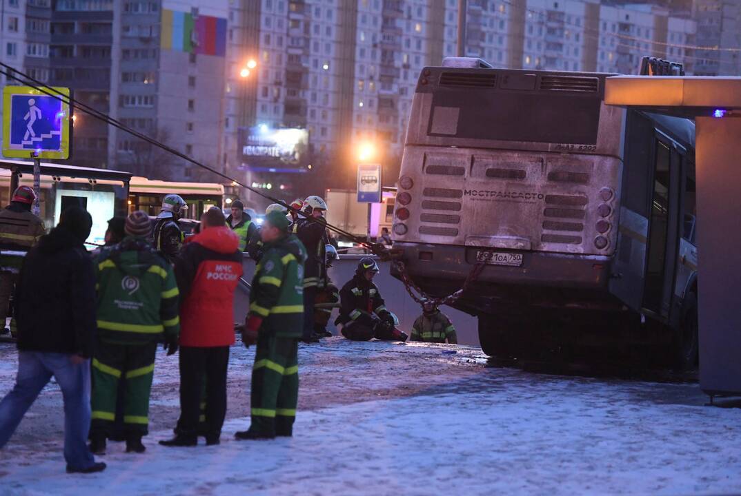 Tragiška autobuso avarija Maskvoje