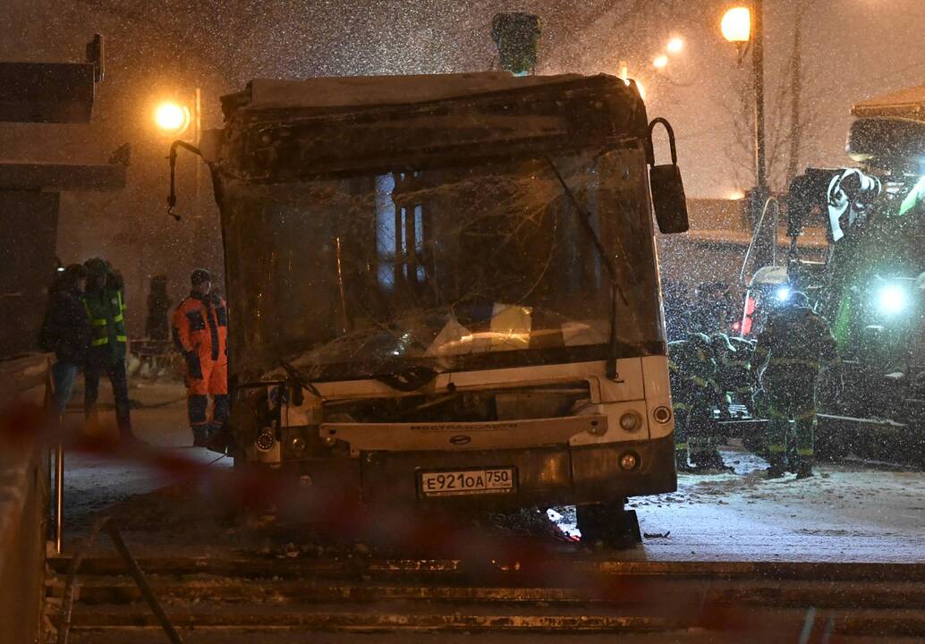 Tragiška autobuso avarija Maskvoje