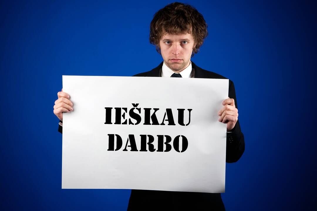 Kiek Lietuvoje oficialių bedarbių?