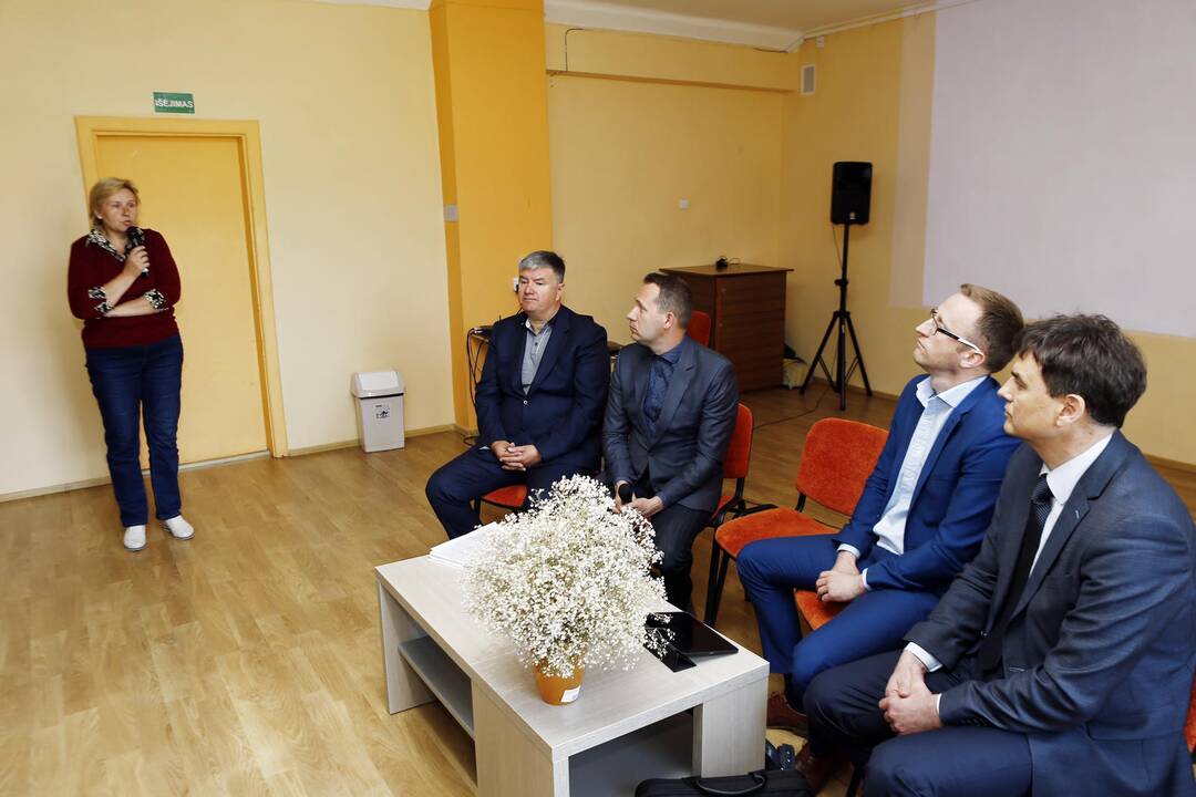 Geležinkelio atstovų susitikimas su Vites bendruomenę