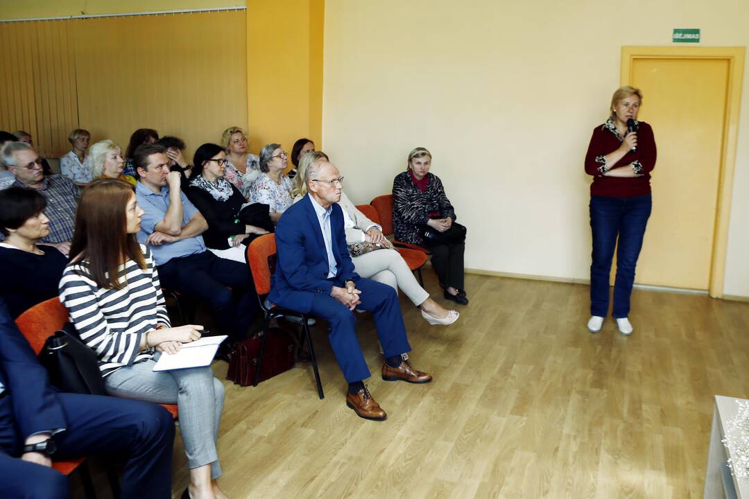 Geležinkelio atstovų susitikimas su Vites bendruomenę