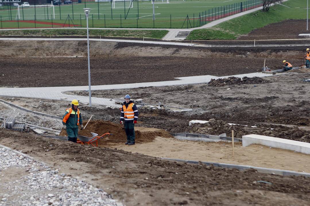 Valdininkai apžiūrėjo Sąjūdžio parką