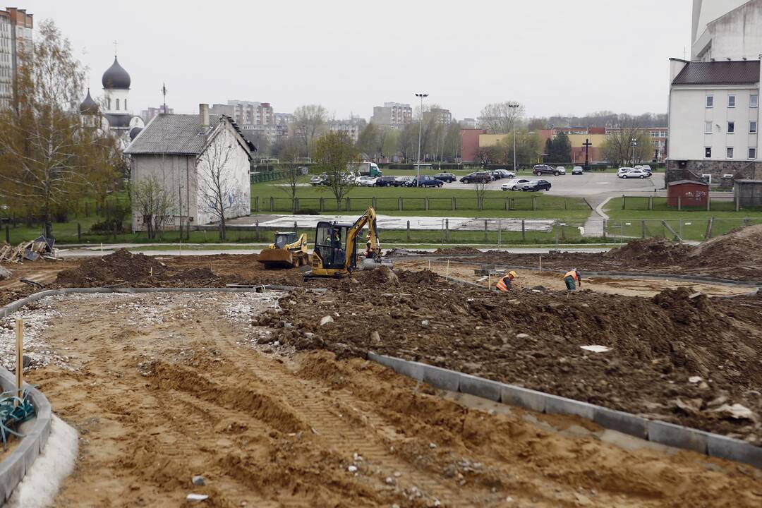 Valdininkai apžiūrėjo Sąjūdžio parką