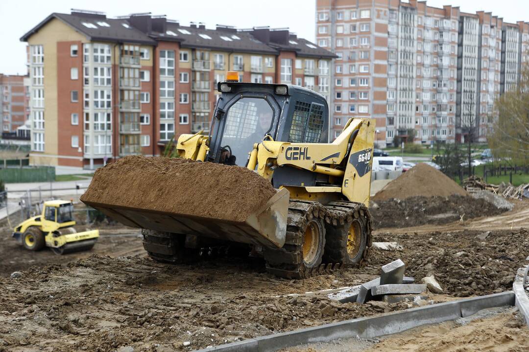 Valdininkai apžiūrėjo Sąjūdžio parką