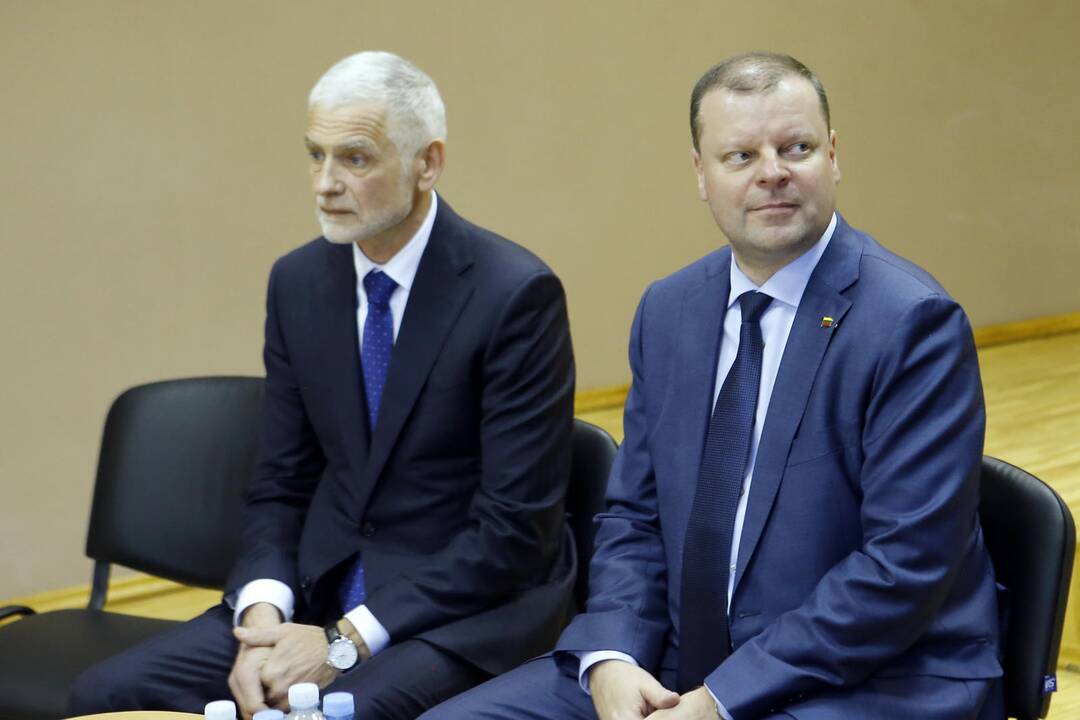 S. Skvernelio vizitas Gargžduose