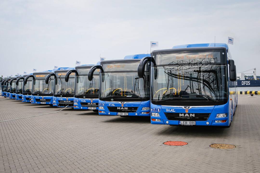 Pristatyti nauji miesto autobusai