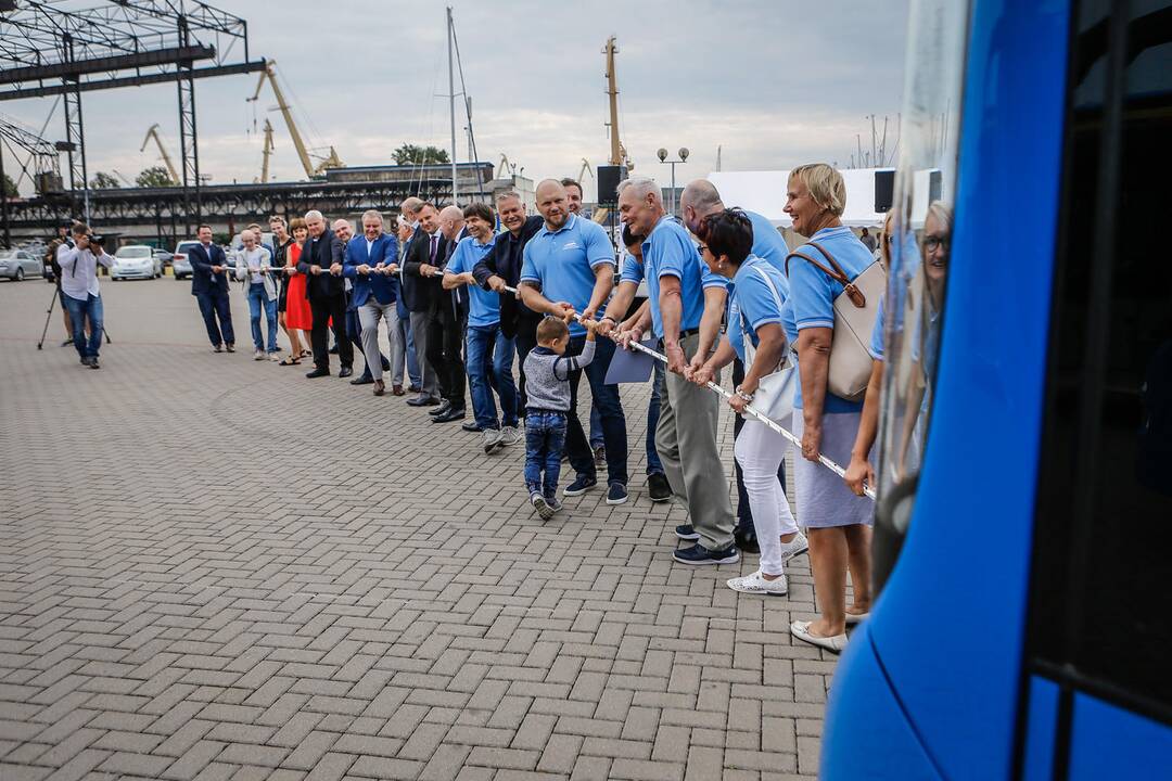 Pristatyti nauji miesto autobusai