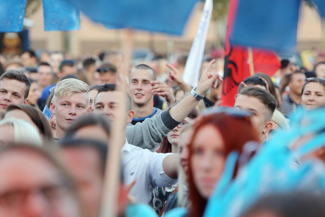 Klaipėdoje studentų eisena