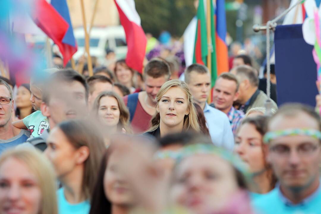 Klaipėdoje studentų eisena