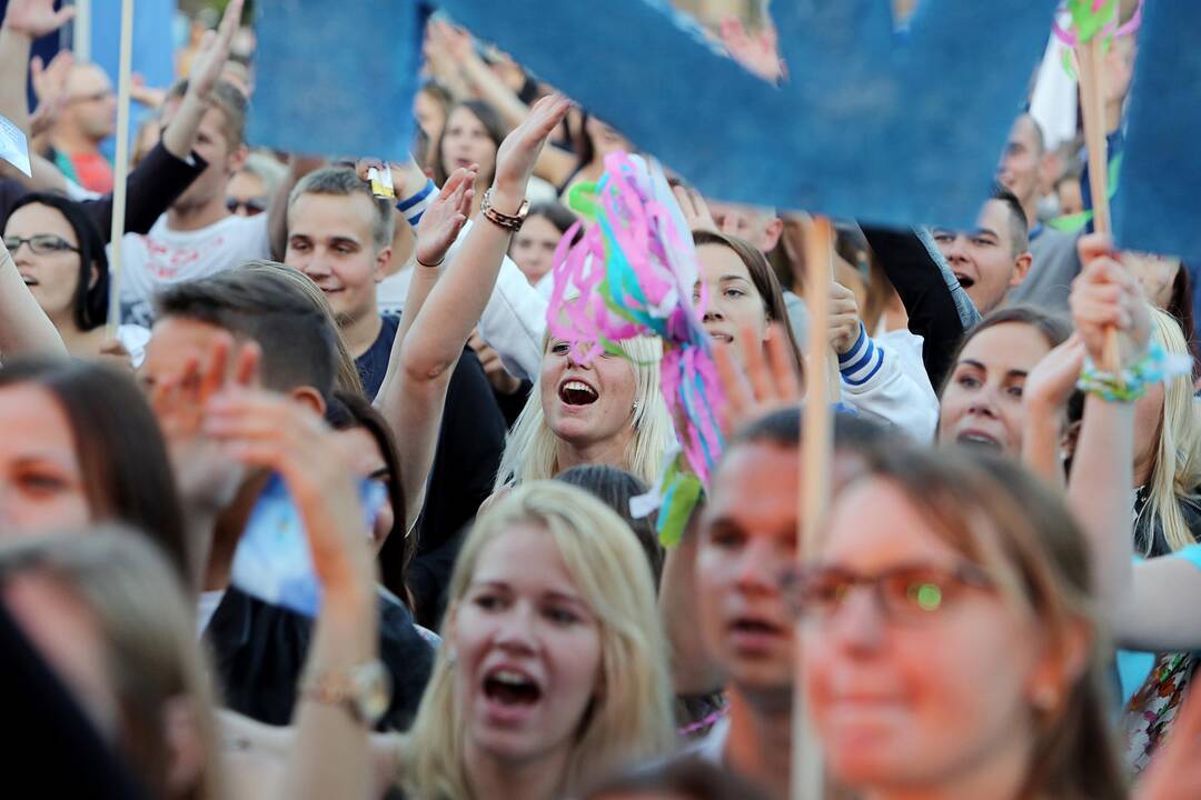 Klaipėdoje studentų eisena