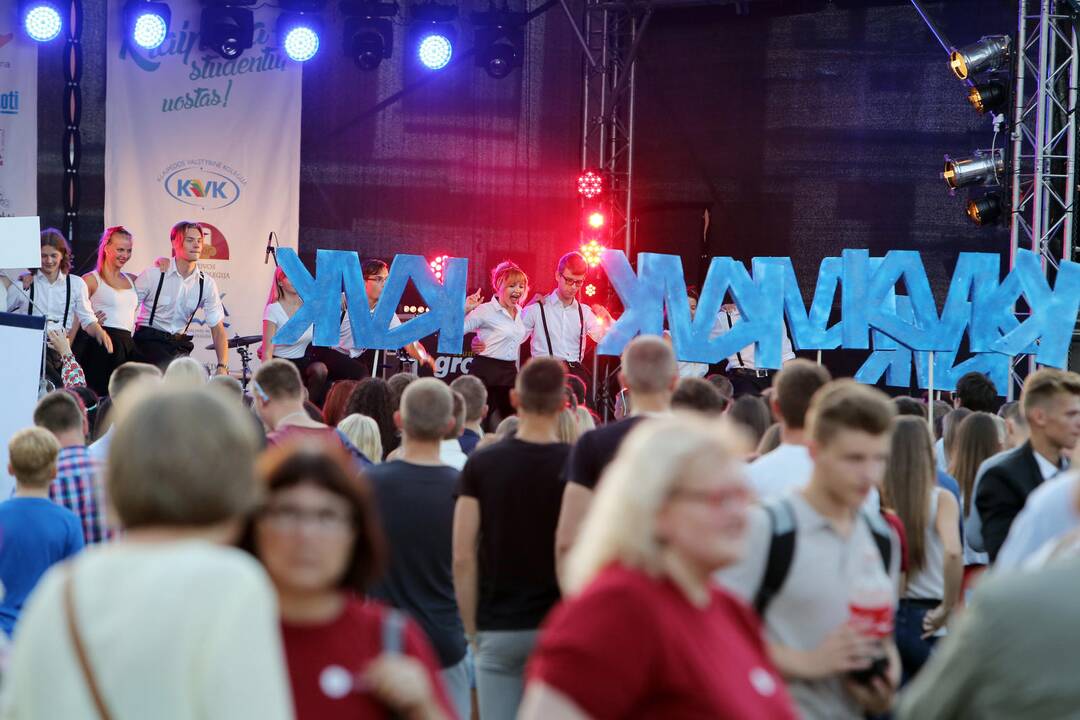 Klaipėdoje studentų eisena