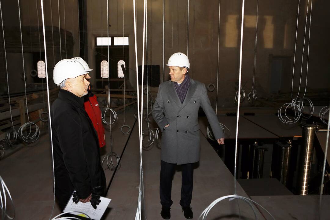 Kultūros ministras lankėsi dramos teatre