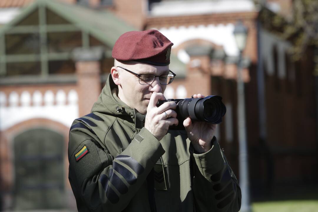 Karių grįžusių iš Malio sutikimo ceremonija