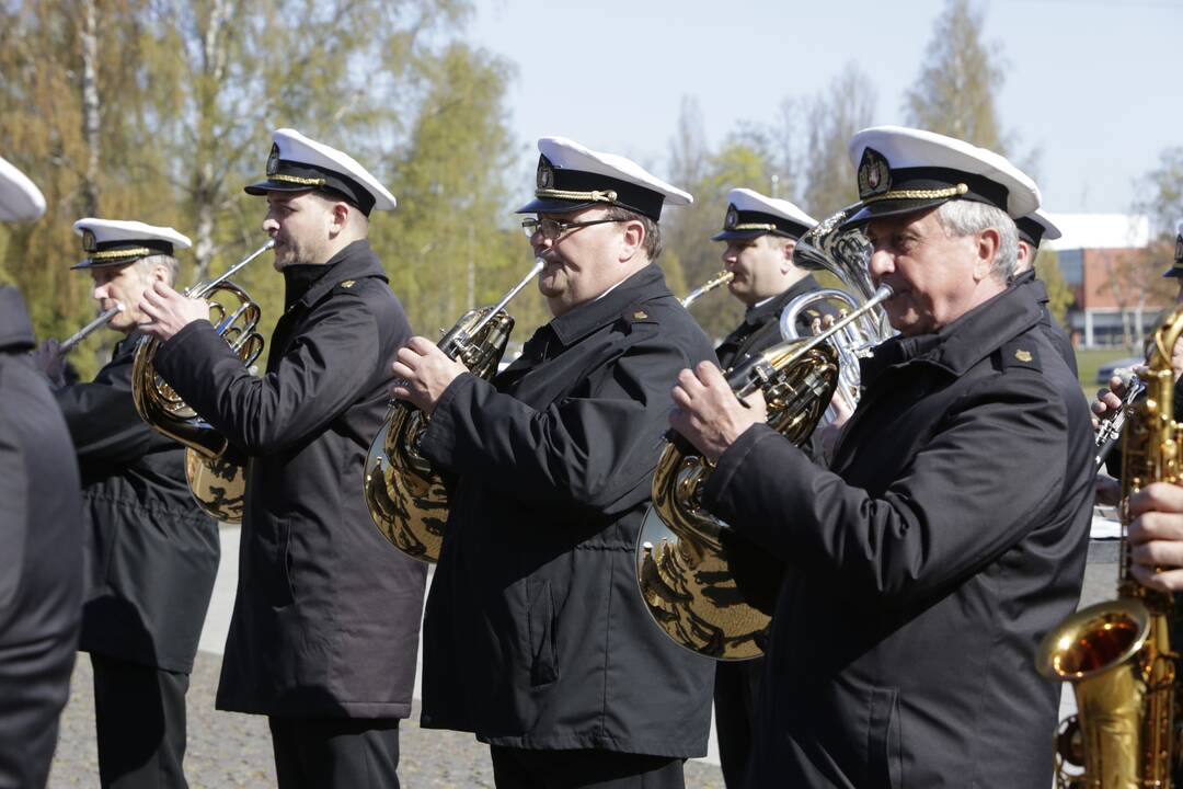 Karių grįžusių iš Malio sutikimo ceremonija