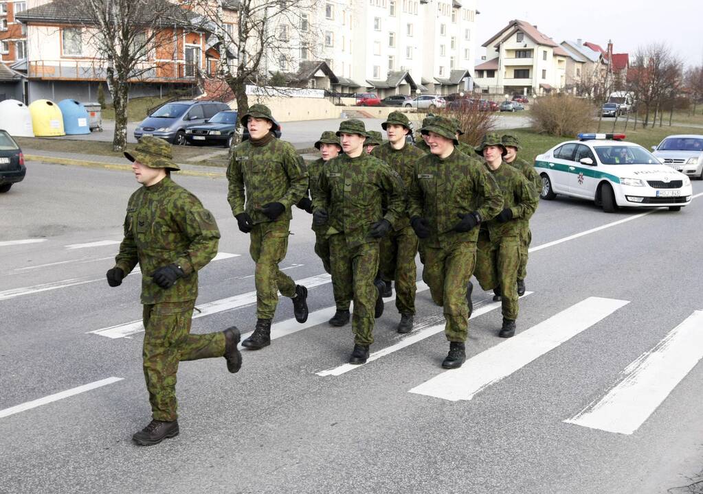 Klaipėdoje - karių bėgimas