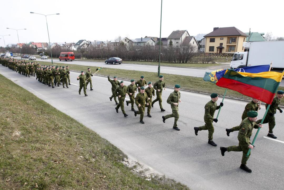 Klaipėdoje - karių bėgimas
