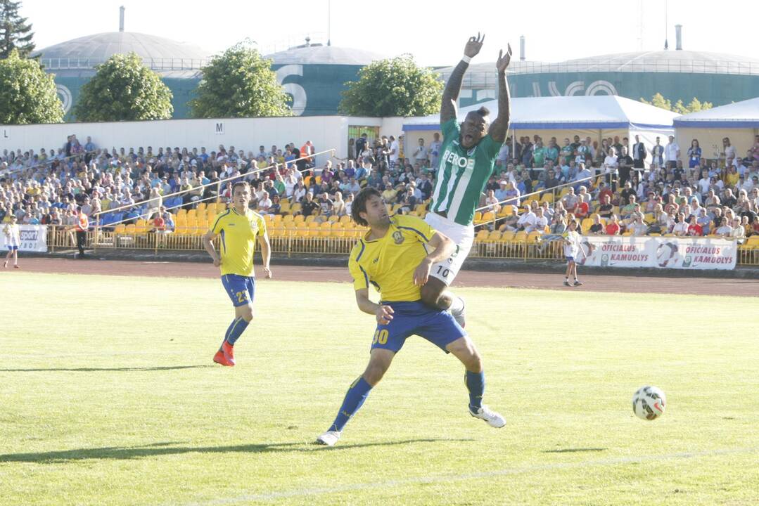 "Atlanto" futbolininkai turėjo pripažinti Bulgarijos klubo pranašumą
