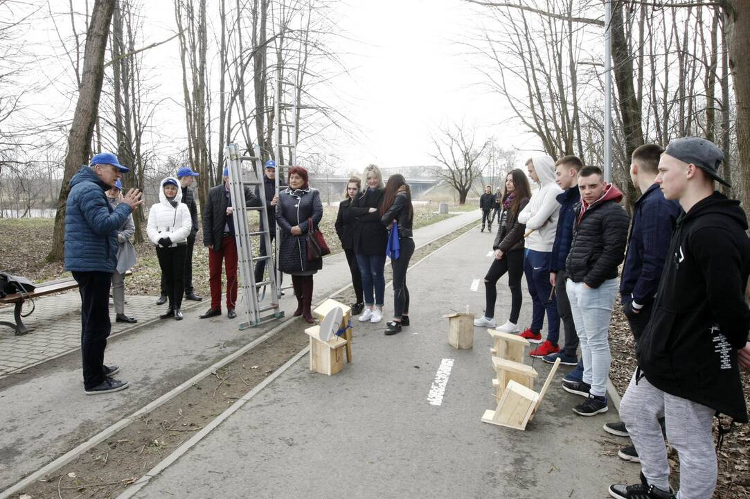 Klaipėdiečiai grąžina skolą gamtai