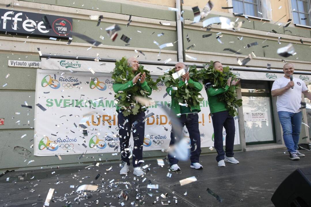 Olimpinė bronza parvežta į Klaipėdą